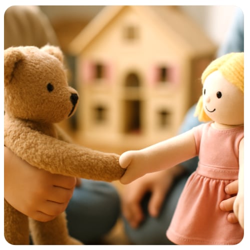 Zabawy dowolne, odbiór dzieci